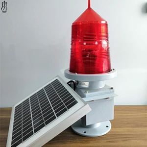 Solar Obstruction Light IP65 Durable LED Warning Light for Power Plant Chimney