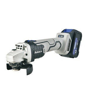 20V Cordless Angle Grinder with 125mm Trigger and Slide Switches M14 Spindle Thread Battery Powered