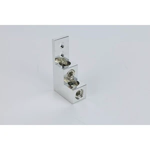 Dual Hole Mechanical Lug 350MCM-6 AWG Aluminum Wire Terminal Lug Electrical Screw Terminal Connector Tin Plated 600V Rated