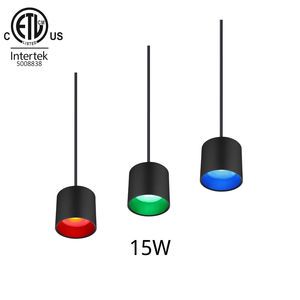 ETL UL Listed 15W 20W Lobby Hall Factory Warehouse Industrial DMX RGBW RGBA RGB Pendant Downlight