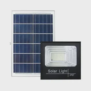 High Power Waterproof Led Solar Solar Flood Lights with Sensor Remote Controller for Garden Street Outdoor Places