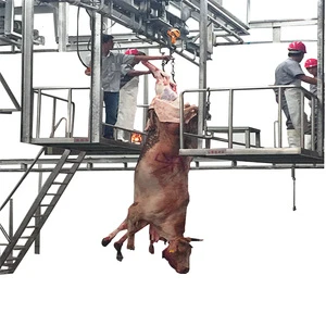 Industrial Automatic Cattle Slaughtering Equipment Stainless Steel Hook Shackle Hanger System For Abattoir Meat Processing Plant