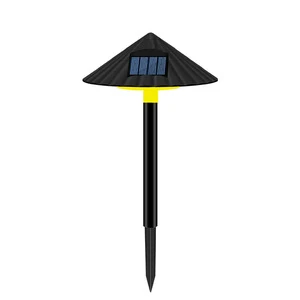 Solar Led Outdoor Lamp 2V 60MA Post Solar Garden Lamp Waterproof IP55 Solar Patio Lights with Umbrella Shape Solar Umbrella
