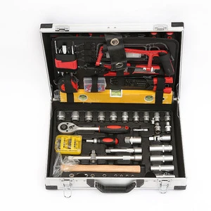 266PCS OEM Household Tool Set Multi Car Tool Kit Box Hex Ratchet Steel Wrench Socket Set Hand Tools Set