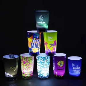 Led Magic Light Cup Led Water Sensor Cup Glowing Led Coffee Whisky Drink Cup for Kids Wedding Party