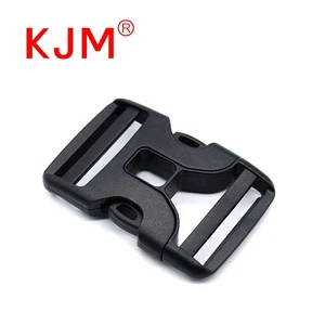 KJM Dual Adjustable Webbing Strap Side Release Plastic Buckle Clip For Travel Backpack Camera Waist Bag