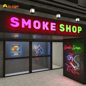 Big Logo Outdoor LED Illuminated Sign 3D Channel Letters Sign For Shop