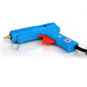 GZWW Industrial Mini Hot Melt Adhesive Glue Gun 30W Transparent Lithium Battery Adjustable Temperature DIY
