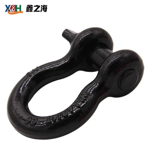 Industrial Alloy Steel Drop Forged Bow Shackle Anchor Shackle Safety Pin Durable Shackle