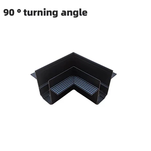 Simple Commercial Linear Rail Floodlight Lighting Recessed Mount DC 48V Ultra-thin Magnetic Track Light System