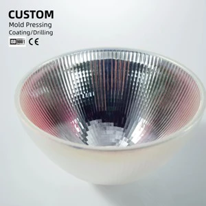 BOGLASS Customized High Quality Light Cob Glass Reflector Led Lens Glass Reflector With Ar Coating