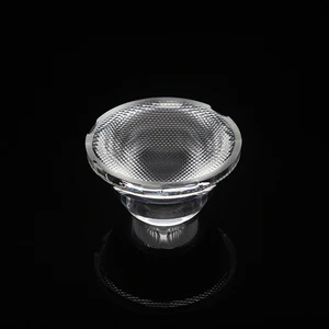 High Quality Manufacturer 5050 28MM PMMA PC Plastic Optical LED Lens Indoor Led Lenses Reflector Lens TIR LED Lens
