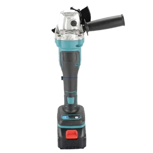 Professional Brushed Cordless Angle Grinder Wear-resistant Lithium-Ion 1500mAh Battery Aluminum Alloy Handheld Industrial