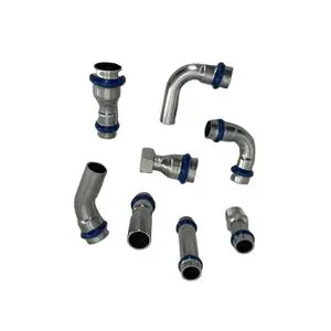 45 Degree Pipe Press Fitting 304 316L Stainless Steel Compression Elbow Press Pipe Fitting