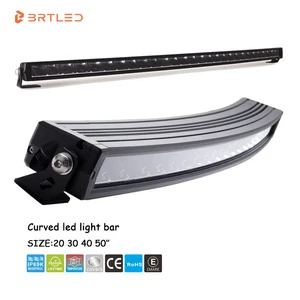 BRTLED 40inch 196W Offroad Universal LED Light Bar For Car-New Curved Design IP68/IP69K Waterproof 17500lm Lumen