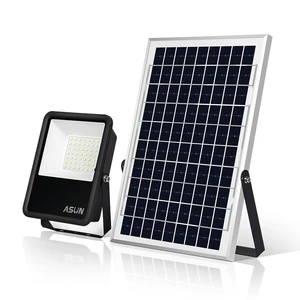 Solar Garden Double Light Wholesale Solar Outdoor IP66 Waterproof Solar Flood Light with Remote Control