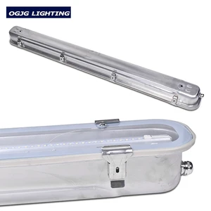 IP65 High Quality Triproof LED Lights Stainless Steel Housing Waterproof Lamp LED Vapor Proof Fixture LED Tri-Proof Light