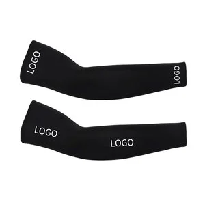 Custom Print Logo Blank Sunscreen Sports Arm Sleeves Cycling Gaming Protection Compression Adult Sleeves Sets