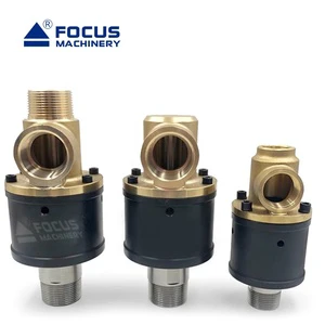 Dual Flow Rotary Union Mechanical Seals High Speed Temperature Oil air Water Rotary Joint for Industrial Machine Cooling System