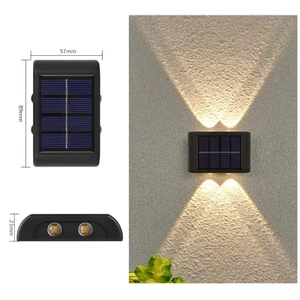 New Type Outdoor Solar Courtyard Lamp Household Wall Lighting with Excellent Atmosphere for Garden Yard or Garden Walls