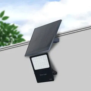 High Power LED Solar Flood Lights IP66 Waterproof Super Bright LED Floodlight for Courtyard Landscape