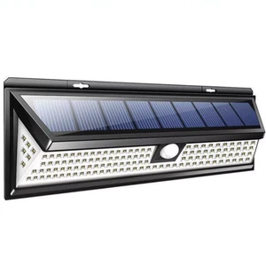 118 LED Solar Light Outdoor Solar Lamp Motion Sensor Solar Powered Spotlight 3 Modes Wall Sunlight for Street Garden Decoration
