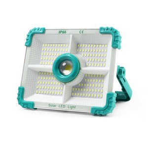 Super Bright LED Solar Floodlight Garden Camping Emergency Household Outdoor Courtyard Night Market Mountain-IP66 ABS Lamp CE