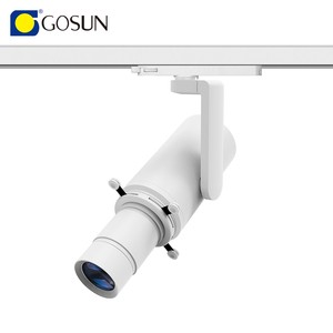New Design Led Gobo Light 45 Degree Zoomable 32w Led Contour Track Light for Art Exhibition Hall