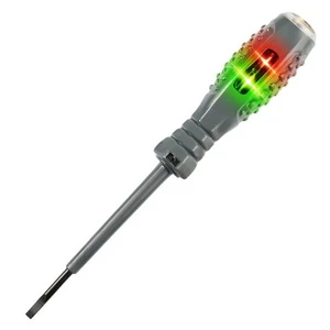 Multi-Functional Flat/Cross Electric Pen Tester Screwdriver with Indicator for Electricians Durable Plastic Handle