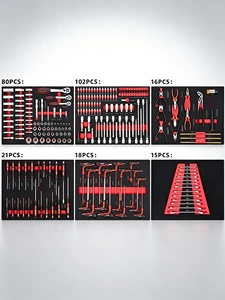 252PCS Home and Vehicle Repair Tool Kit General Hand Tool Set for DIY Enthusiasts