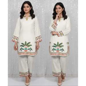 Premium Cotton Silk Co-ords Set (SL00247)-2 Piece Short Set 3/4 Sleeves 2 Designs Perfect Outfits