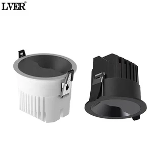 Hill Spotlight Embedded Anti-Glare Tricolor LED Wall Washer 12W SMD PC Ceiling Downlight IP44 3-Year Warranty Very Narrow Frame
