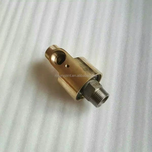 15A Dual Flow Elbows Male Swivel Rotary Joint Hydraulic Quick Connector