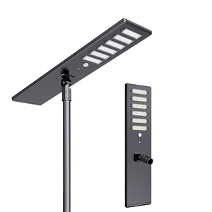 100W All In One Solar Street Light IP65 Waterproof High Lumen For Road Project