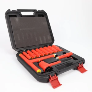 12pcs 1000V Insulated 1/2''DR. Reversible Ratchet Set Electrician Tool Set