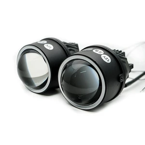 Double Reflector Cups 3000k 4300K 6000k H8 H11 3 Inch Bi Led Projector Lens Fog Lights