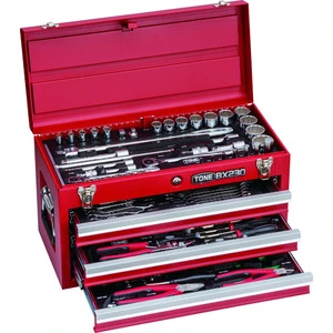 High Quality Durable Stainless Steel Multi Functional Car Repair Tool Box Set 86 Pcs TONE Hard Case Made in Japan