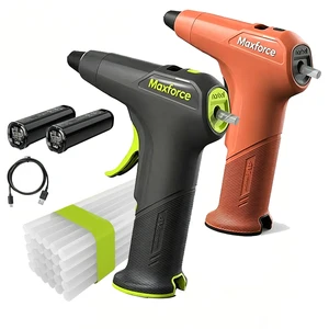 4V Rechargeable Cordless Hot Glue Gun With Fast Heating 12 Seconds, Auto Shut Off, Anti Drip Nozzle For DIY Crafts