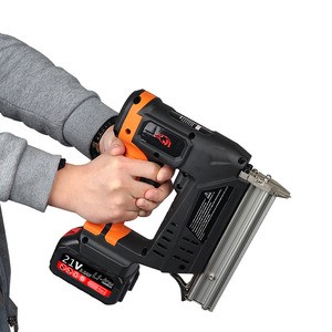 F30 High Power Lithium Electric Staple Gun Cordless Shooting Nail Guns Portable Nailing Machine Battery Nailer Woodworking Tools