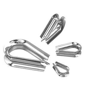 High Quality Stainless Steel Wire Rope Thimble Sleeve Triangle Ring Chicken Heart Ring