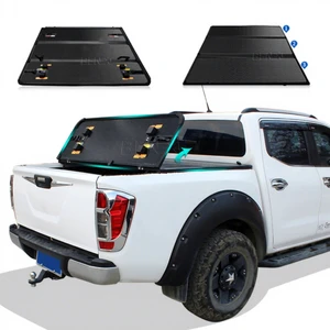 Benext Aluminum Tri-fold Hard Truck Bed Tonneau Cover for Ford Ranger T6 T7 Locking Function Pickup Truck Accessories