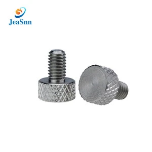 China Supplier Custom Stainless Steel Knurled Thumb Screw For Hand Knob