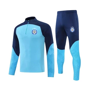 New Jersey Sets Sports Long Sleeve Football Uniforms Kits Men Soccer Training Jacket Soccer Tracksuit Soccer Camiseta