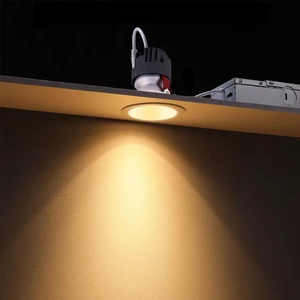 Lanbot ETL 3'' 4'' 5'' 6'' 8'' LED Round Deep Regressed Downlight-18 Watt, CCT 3500K,120V, Silver Reflector/ White Thin Trim