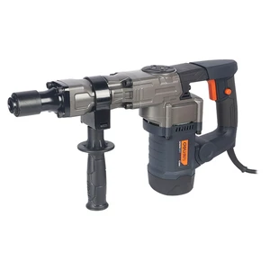 220V 1250W Industrial Grade Hexagonal Electric Pick for Wall Demolition Concrete Slotting Power Hammer Drills 3800 BPM 17.5J