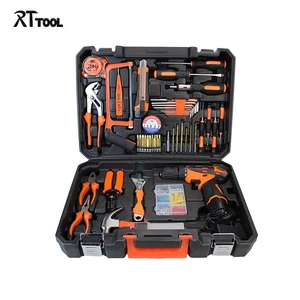 Professional Hand Home Use Basic Tool Kit Set Power Car Tool Box Electrician Tools Plastic CR-V OEM