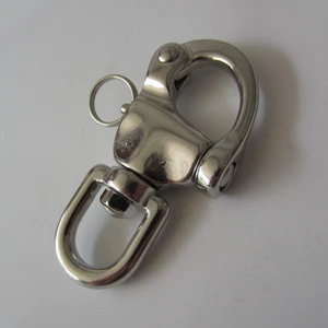 Stainless Steel Eye Swivel Snap Shackle for Marine and Industrial Rigging Aplications