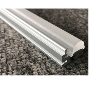 Transparent Linear Lens Tube with Length Free Cutting for Building Tube / Black Board Light