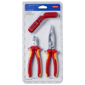 Assortment of Tool Sets for Electrical Installation 13 86 200 16 95 01 SB 70 06 160 Made in Germany Blister Packaging
