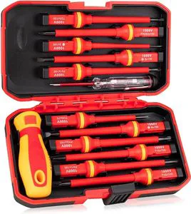 13 in 1 Insulated Screwdriver Set Household High Voltage Electrical Tools for Electricians Special Screwdriver Setian